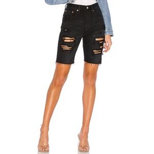 Levi’s Destructed Slouch Jean Shorts